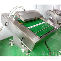 【大型商用連續滾動式真空包裝機dz-1000型鏈動式封口包裝機食品包裝機】-